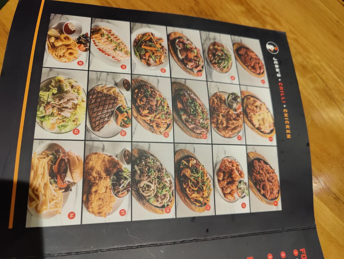 Menu, Eastwood Hotel