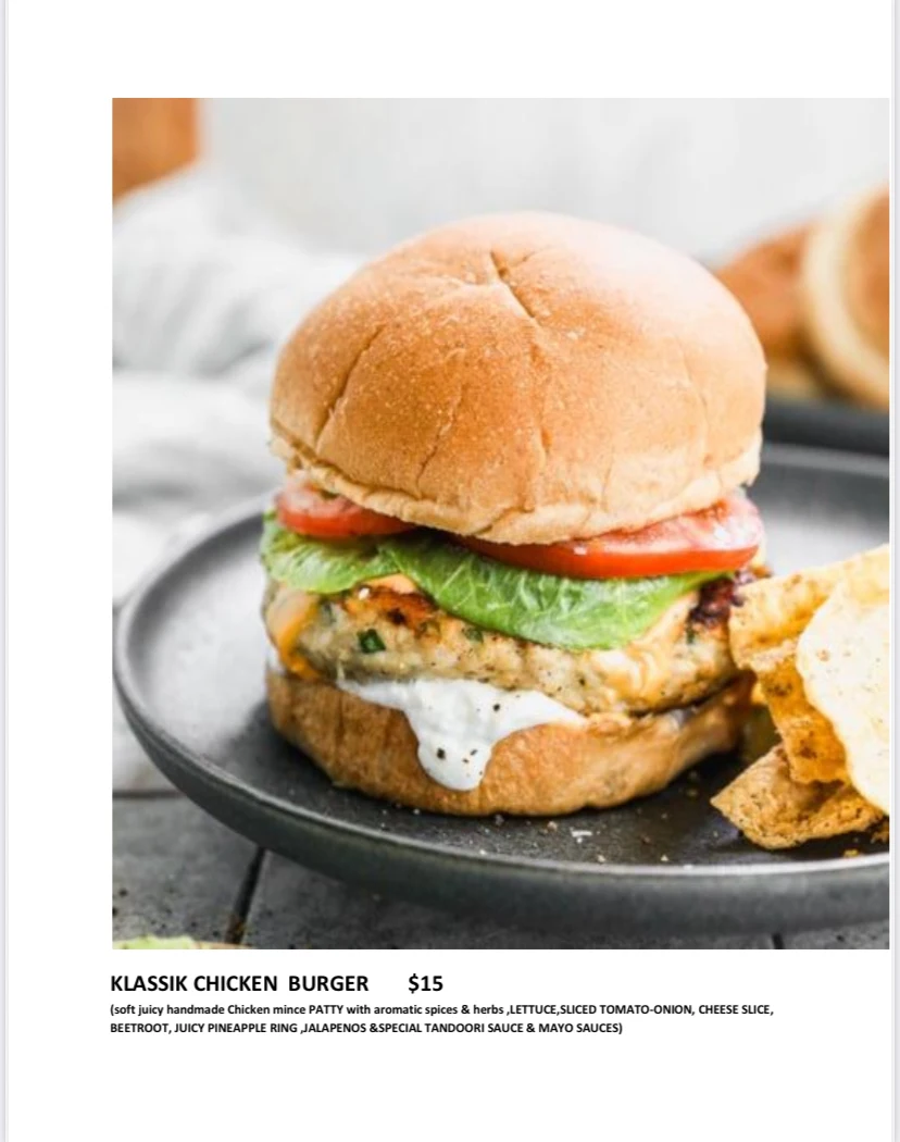 Menu, Eating Point