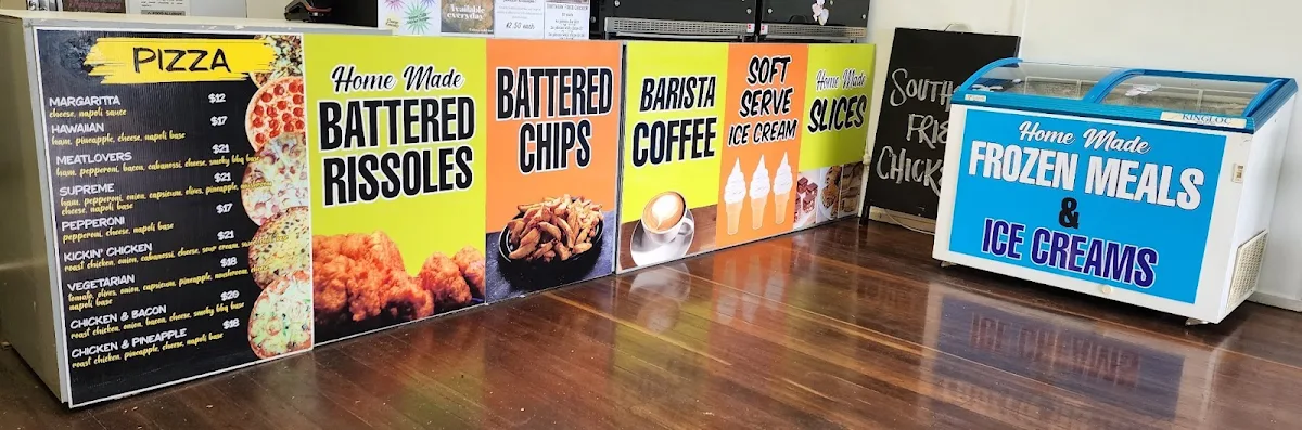 Menu, Rainbow Cafe Mount Morgan