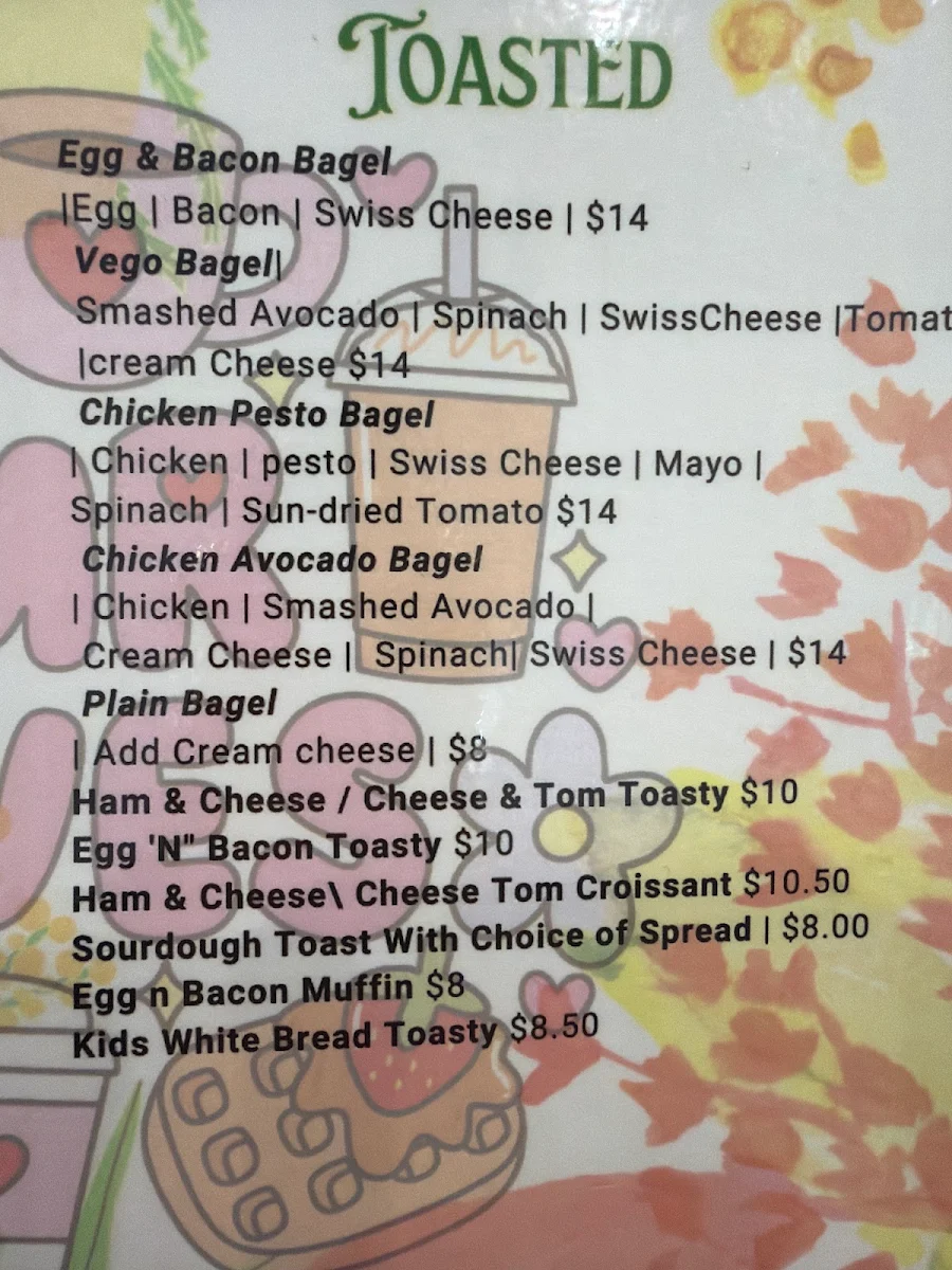 Menu, Fleur Wolves