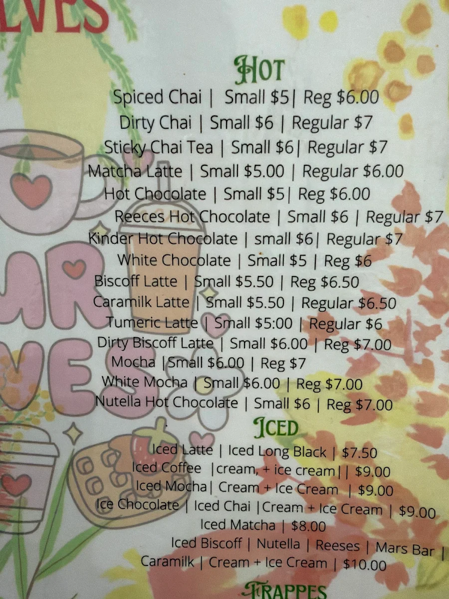 Menu, Fleur Wolves