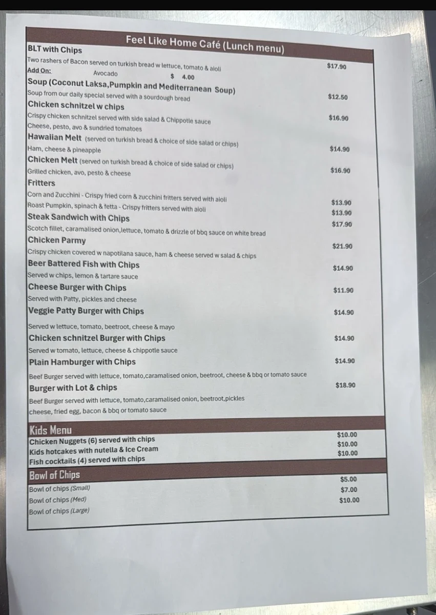 Menu photo 1
