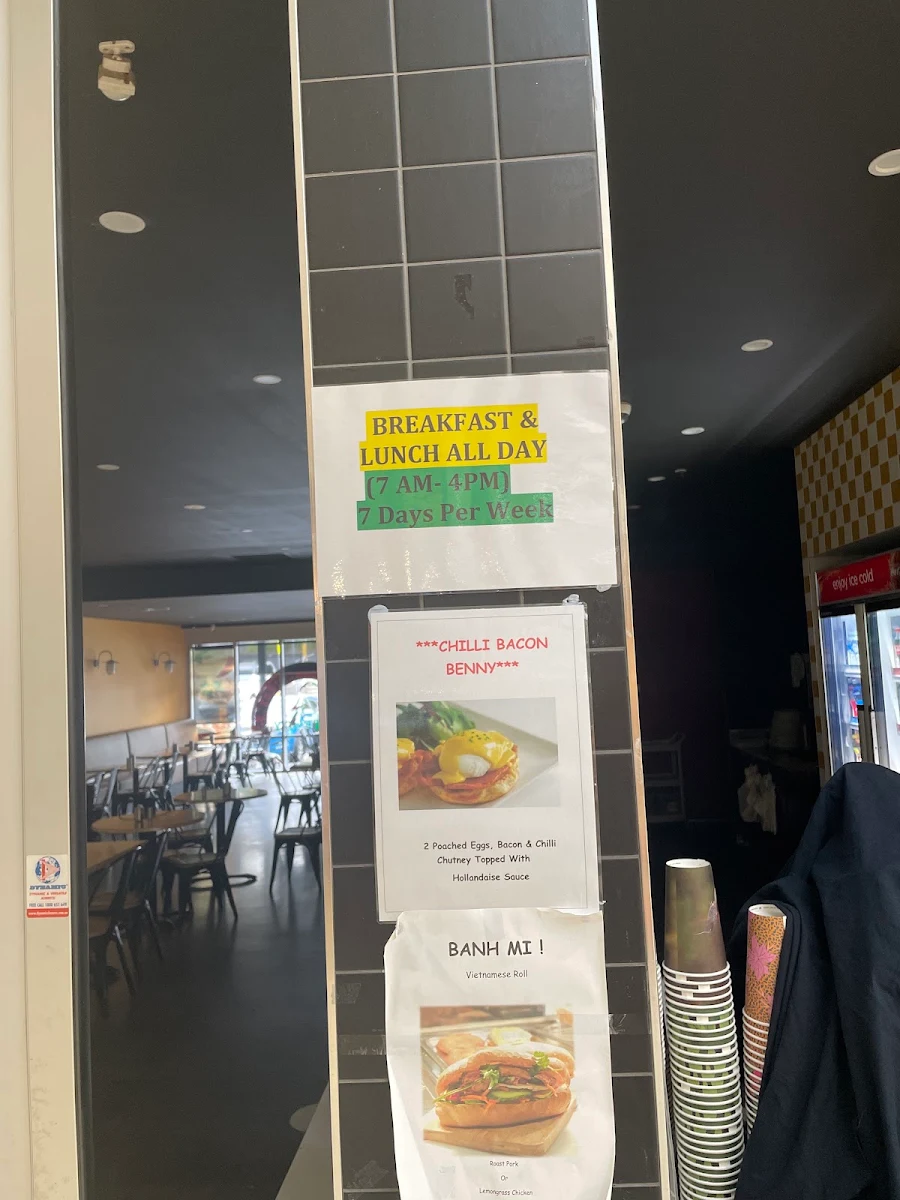 Menu, Ducky’s Corner Langwarrin