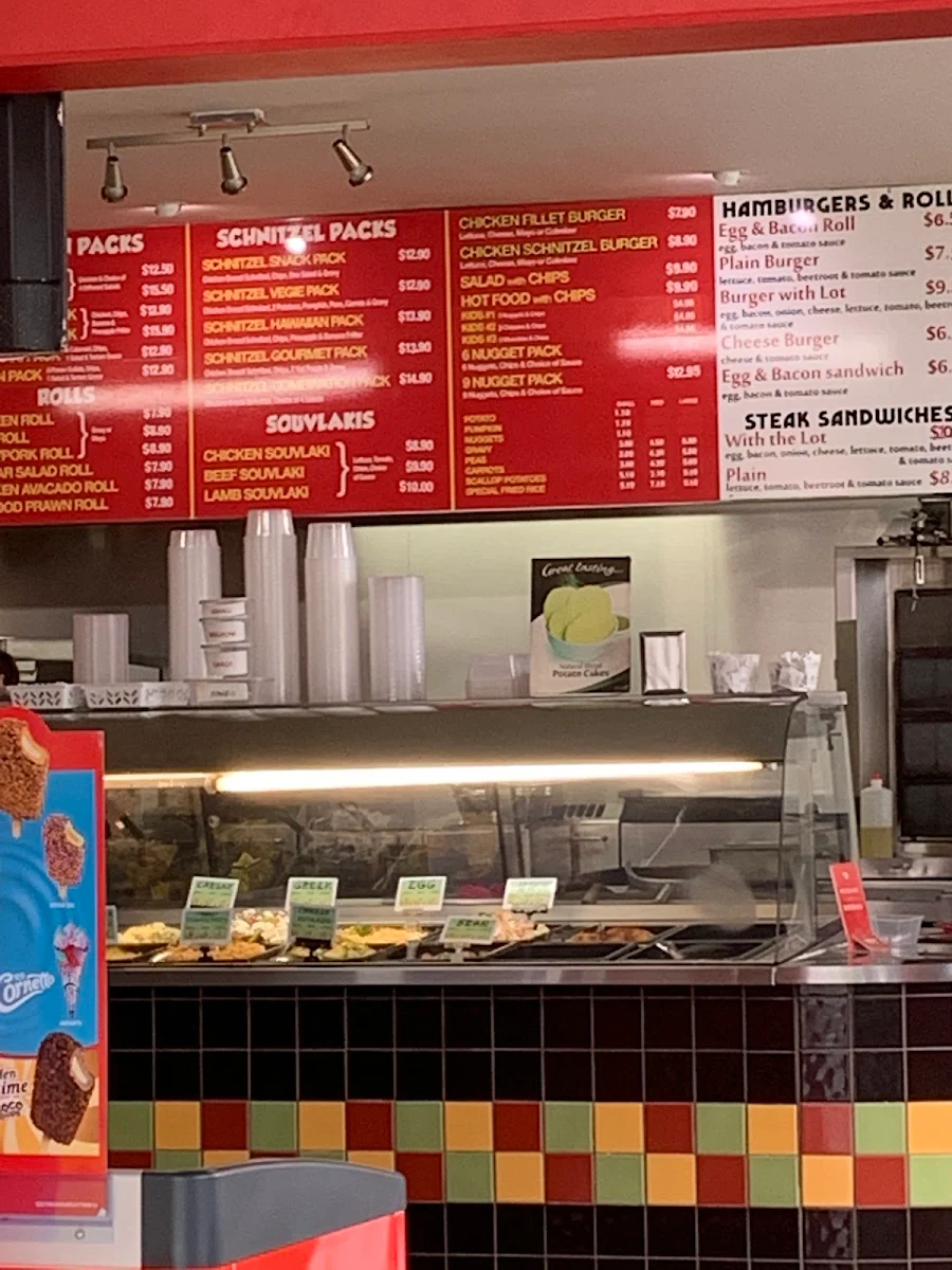 Menu, The Chicken Grill