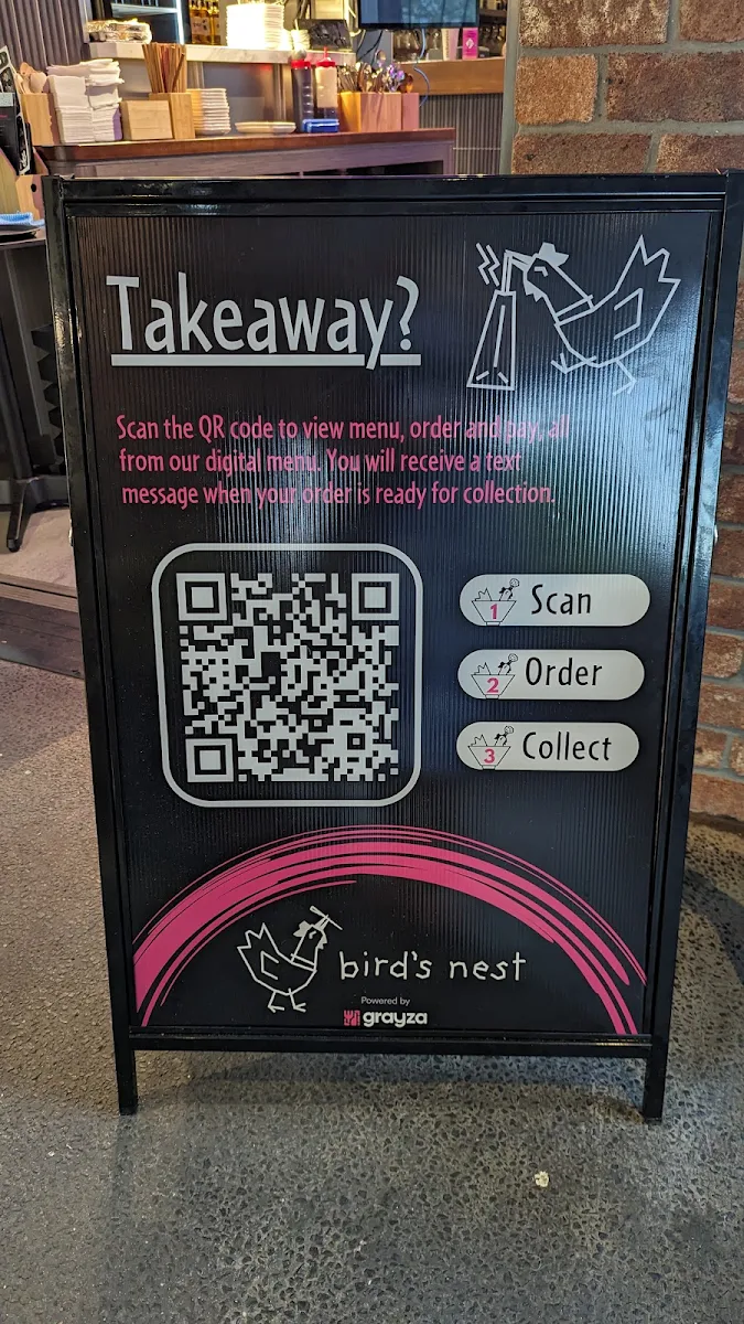 Menu, Bird's Nest - Everton Park