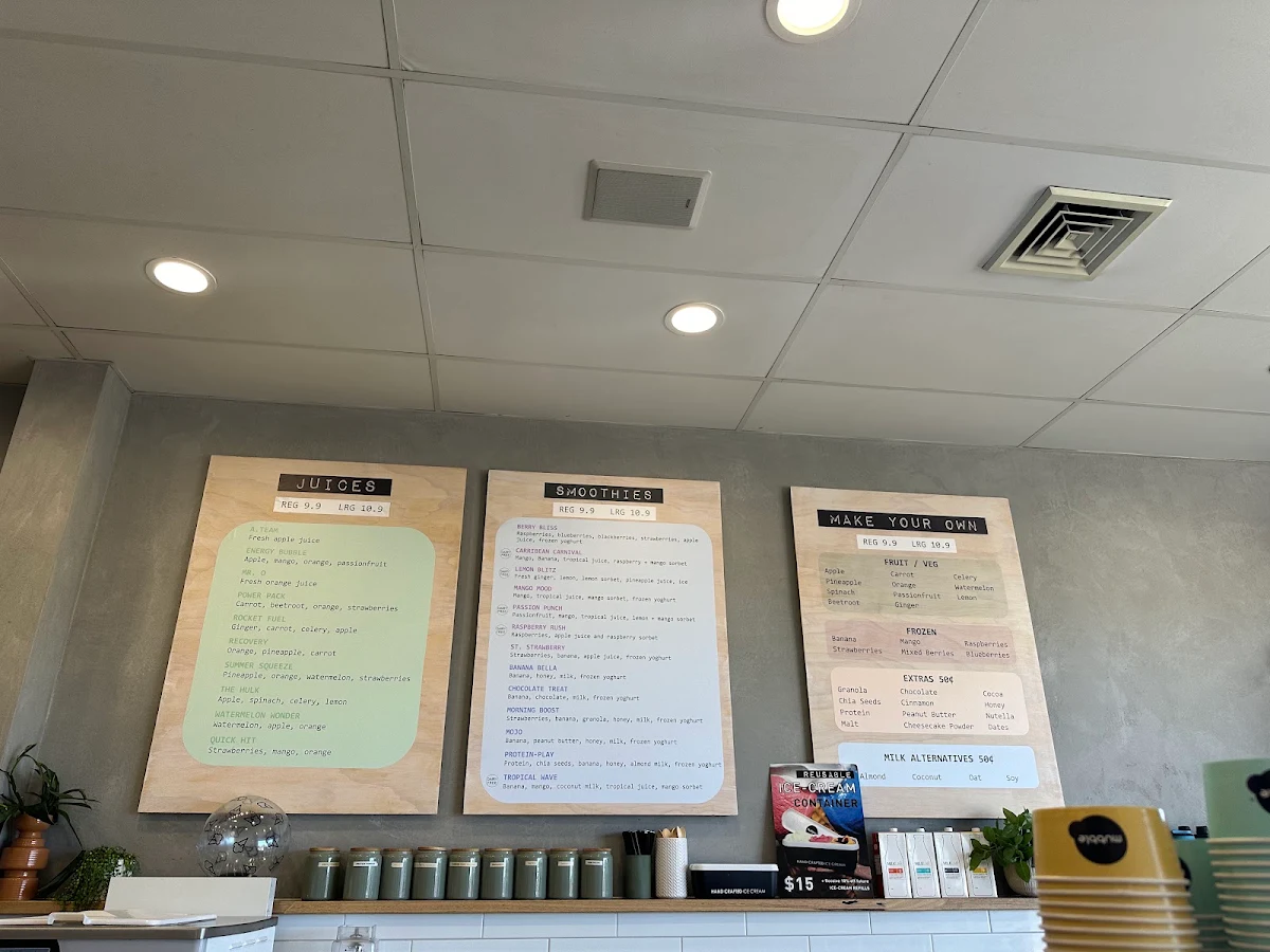 Menu, Mubble Rye (Ice Cream)