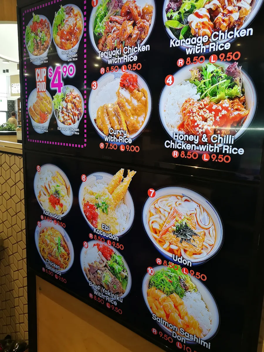 Menu, Sushi Paradise sbh