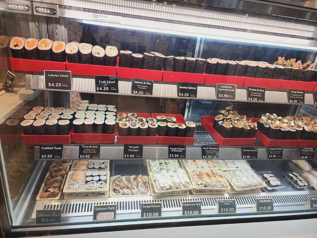 Menu, Sushi Paradise sbh