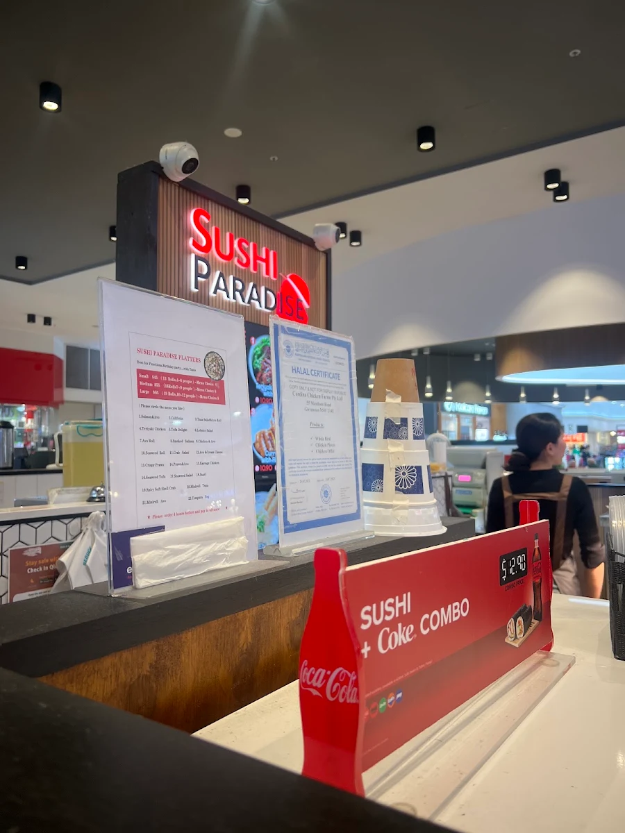 Menu, Sushi Paradise sbh