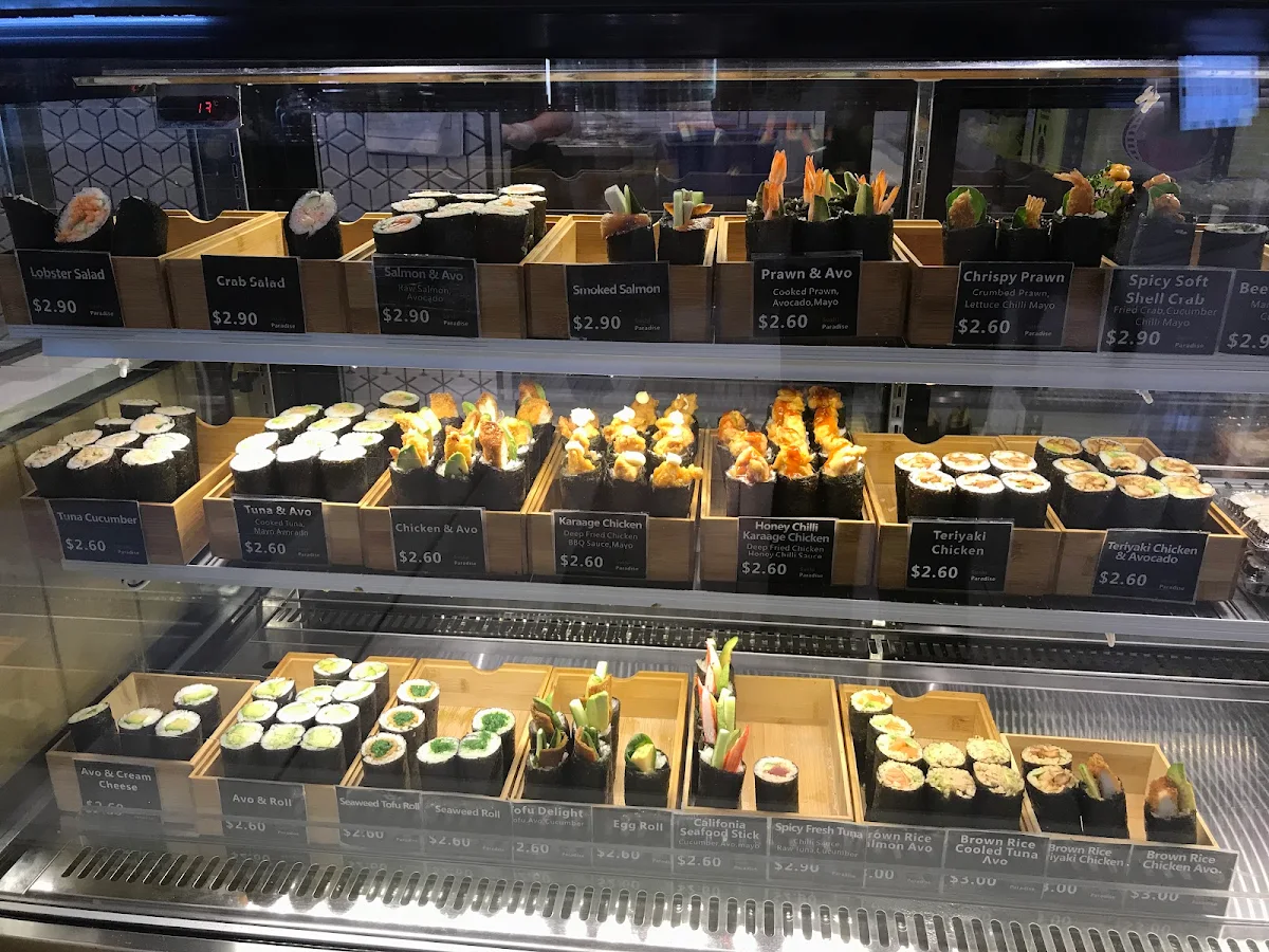 Menu, Sushi Paradise sbh