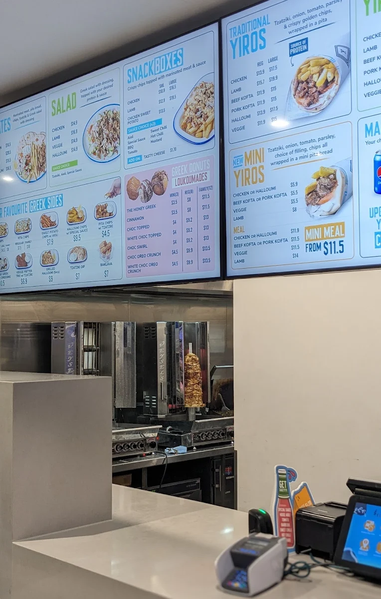 Menu, The Yiros Shop - North Lakes