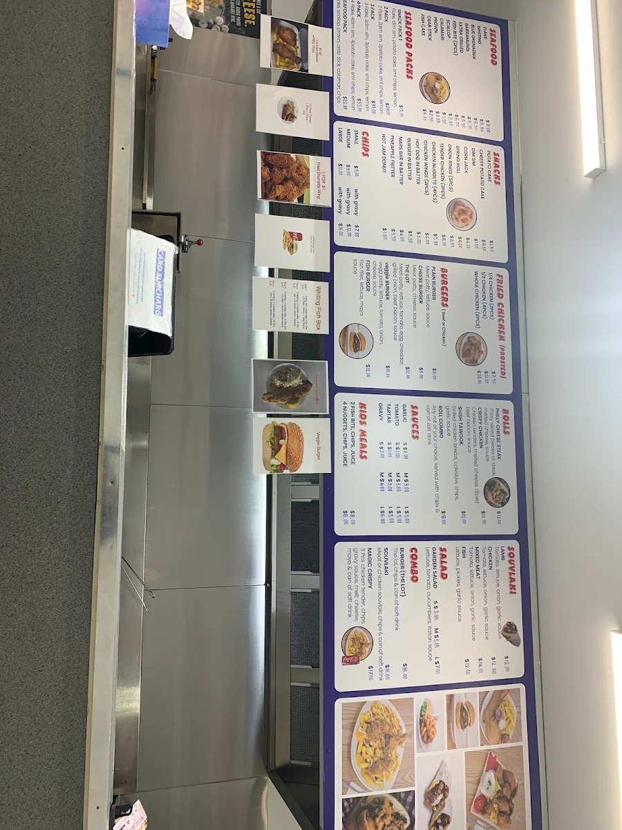 Menu, Crispy Station