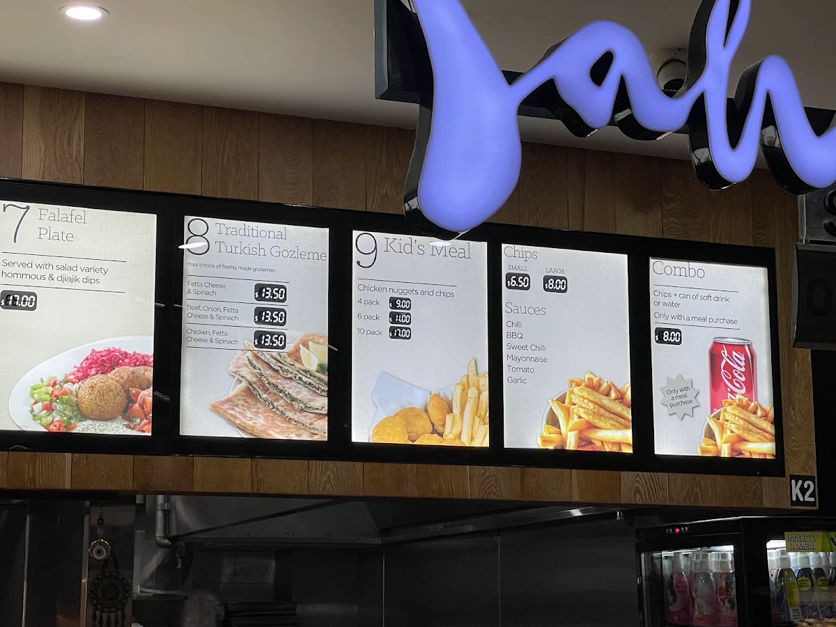 Menu, Taste of Istanbul