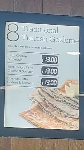 Menu, Taste of Istanbul