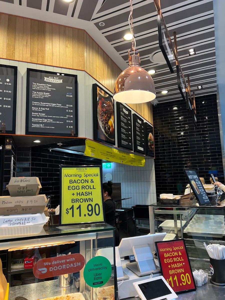 Menu, Cobb & Co Carvery