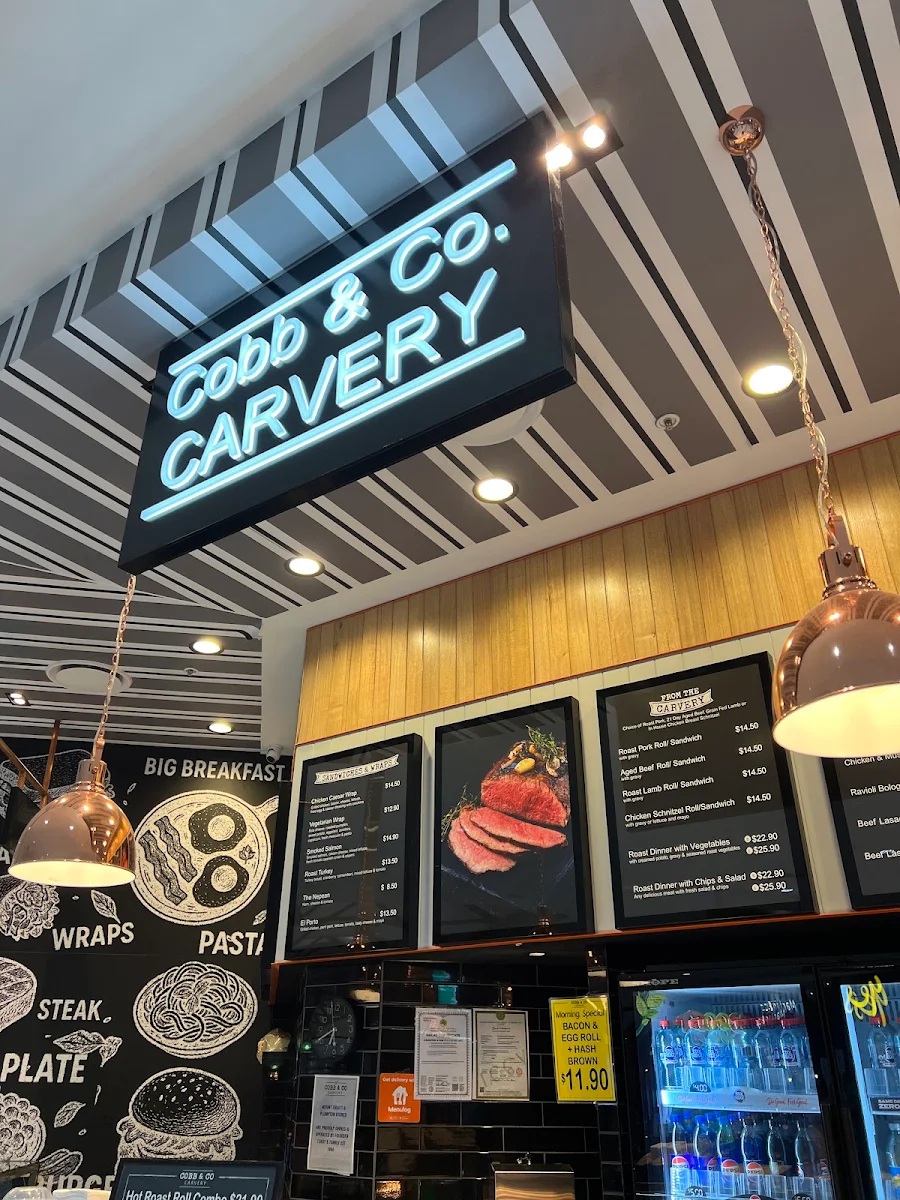 Menu, Cobb & Co Carvery