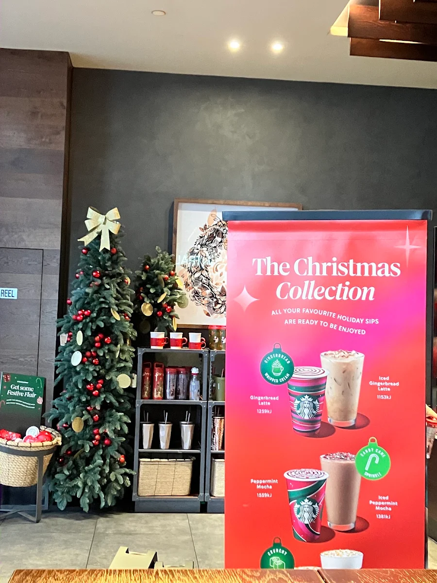 Menu, Starbucks Central Park