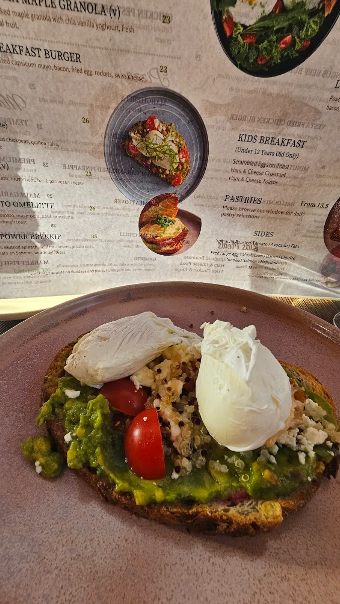 Menu, Vesta