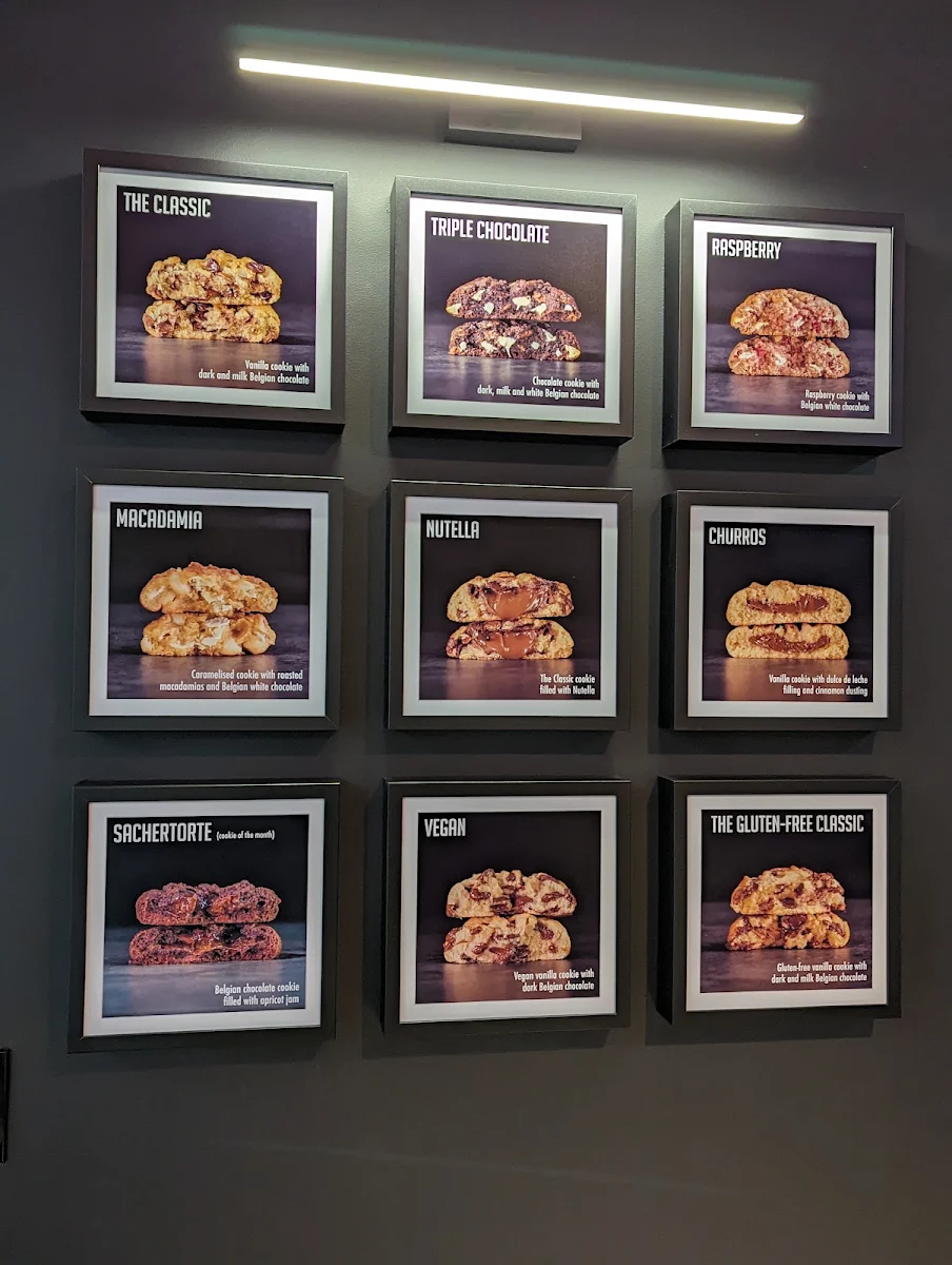 Menu, The Cookie Box