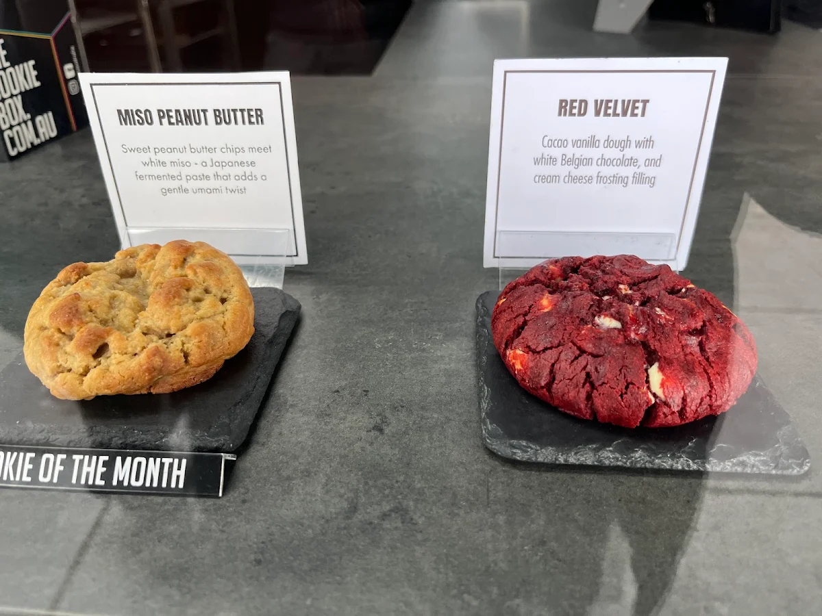 Menu, The Cookie Box