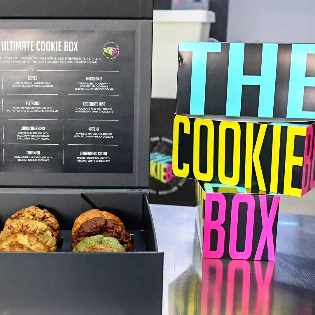 Menu, The Cookie Box