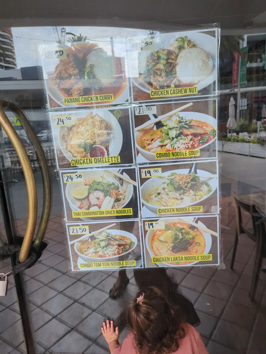 Menu, Boonchu Thai Food