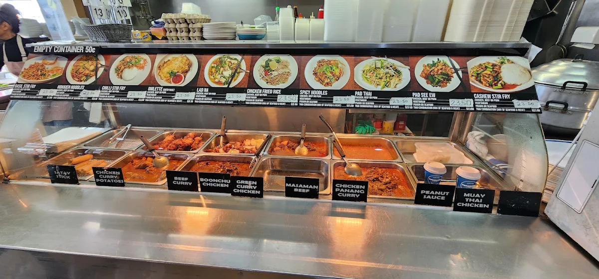 Menu, Boonchu Thai Food