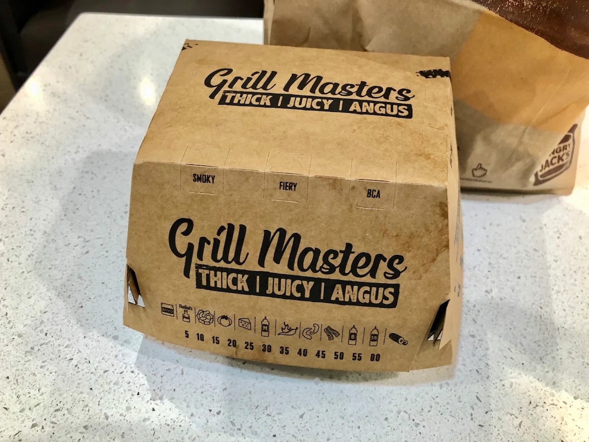 Menu, Hungry Jack's Burgers Glengarry