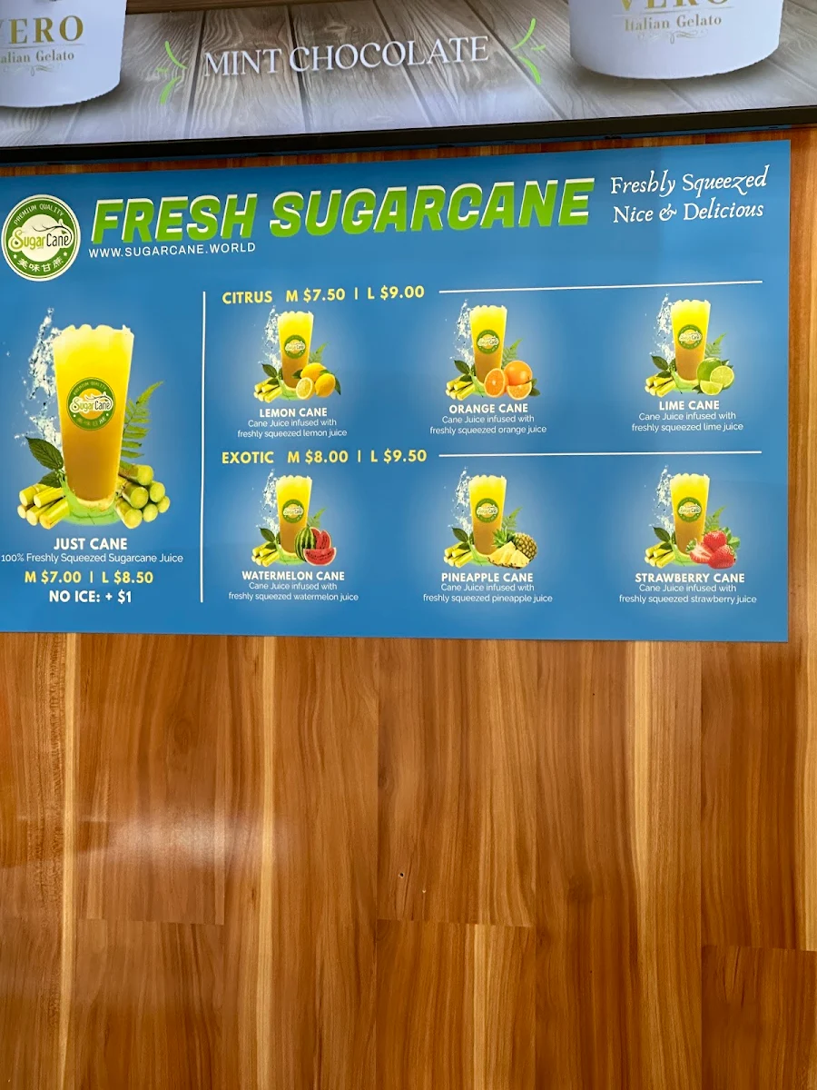 Menu, Vero