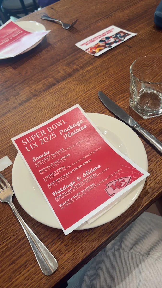 Menu, Port Office Hotel