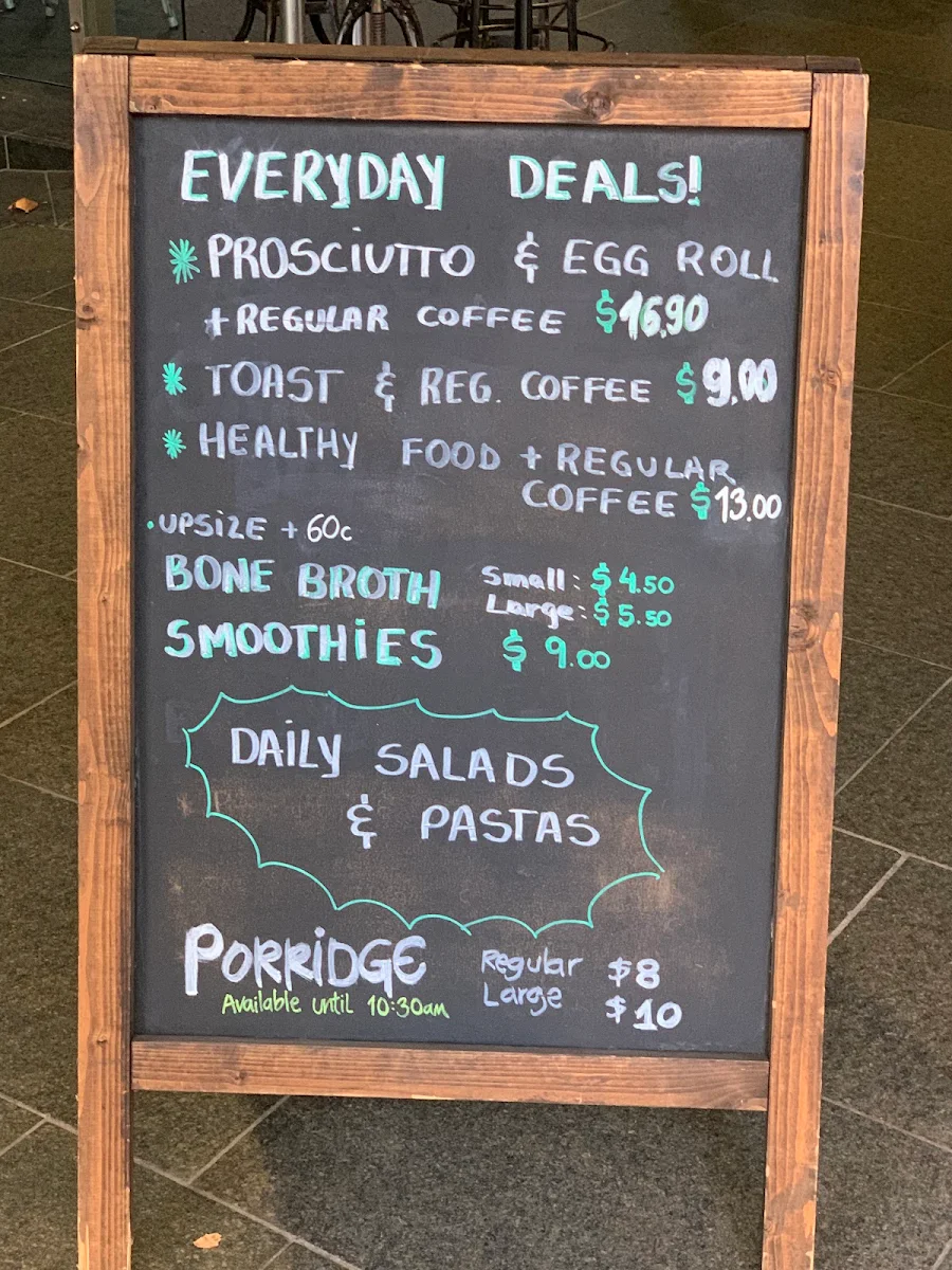 Menu, EATALO Cafe and Catering