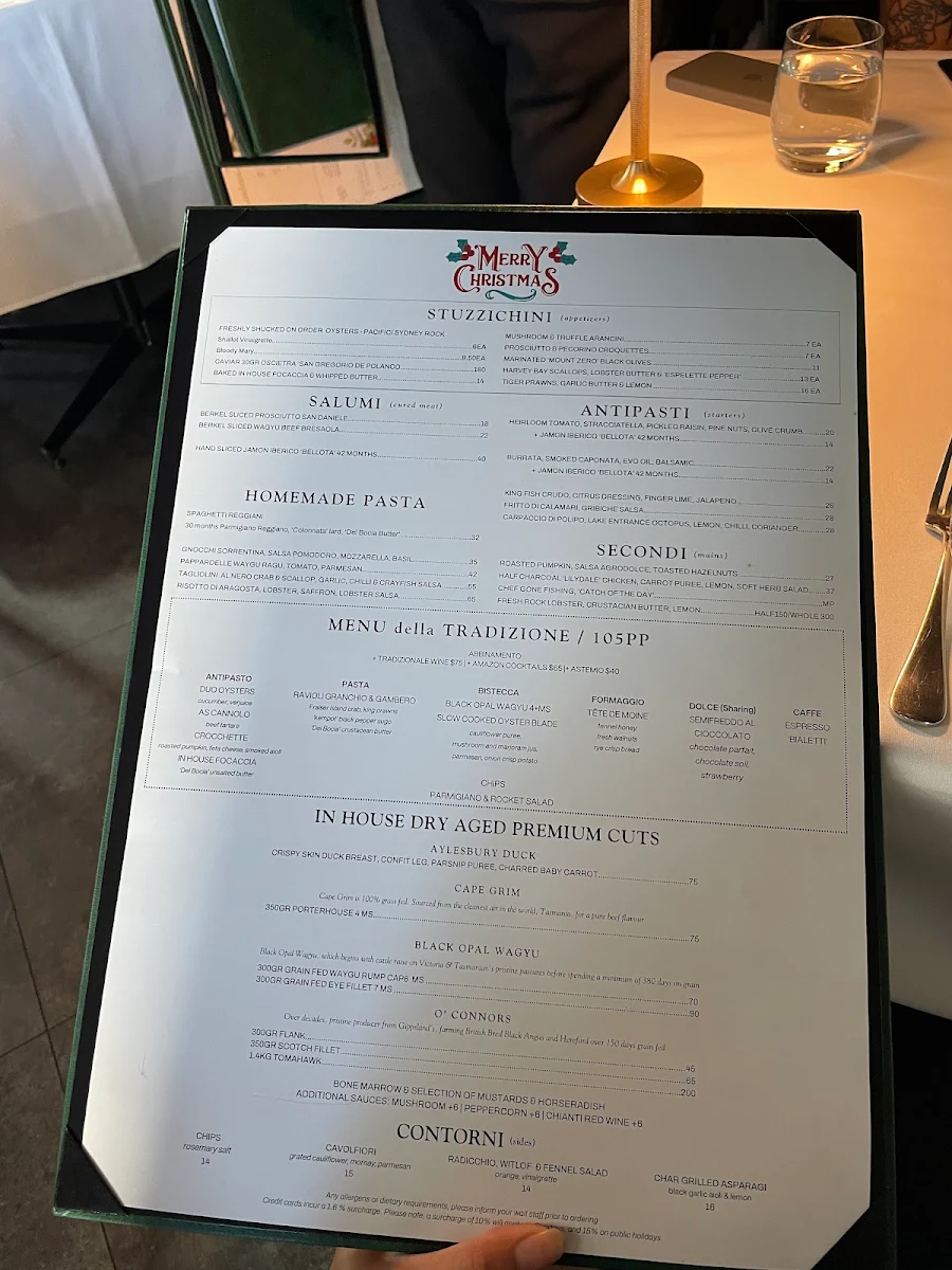Menu, Amazon State Restaurant