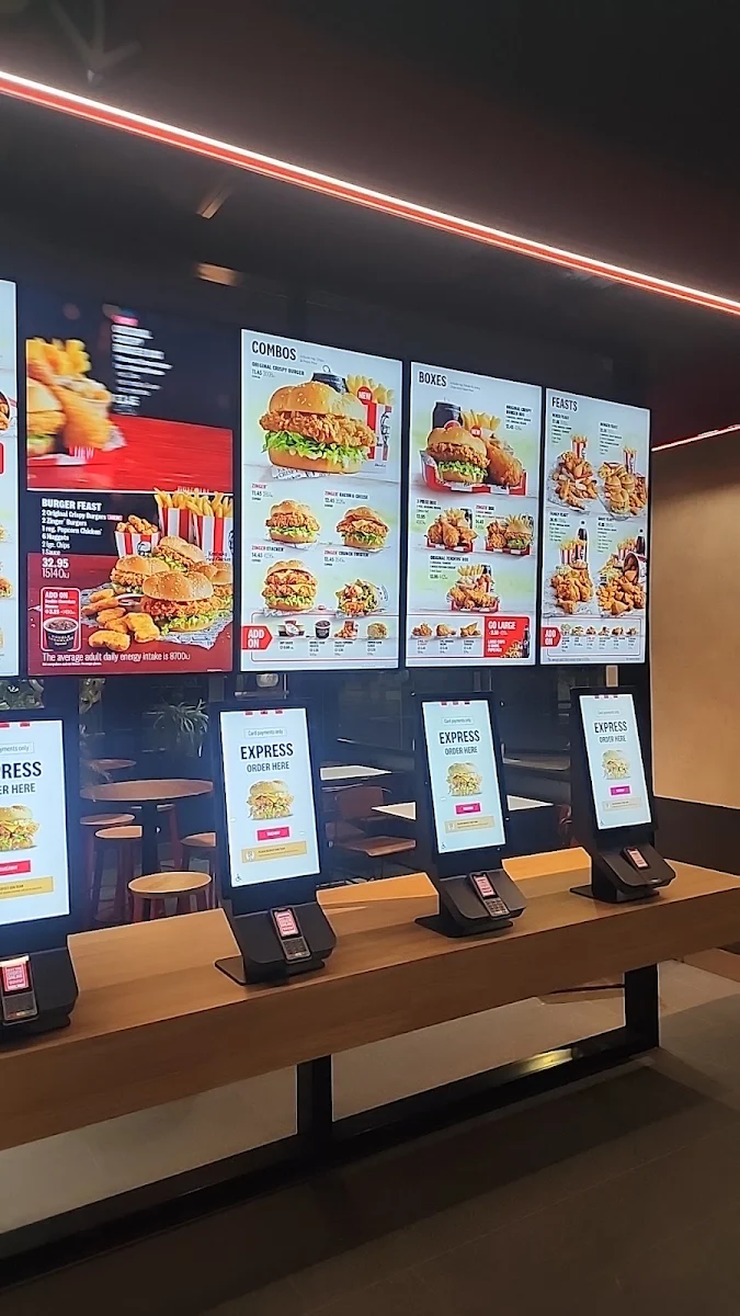 Menu, KFC Hendon