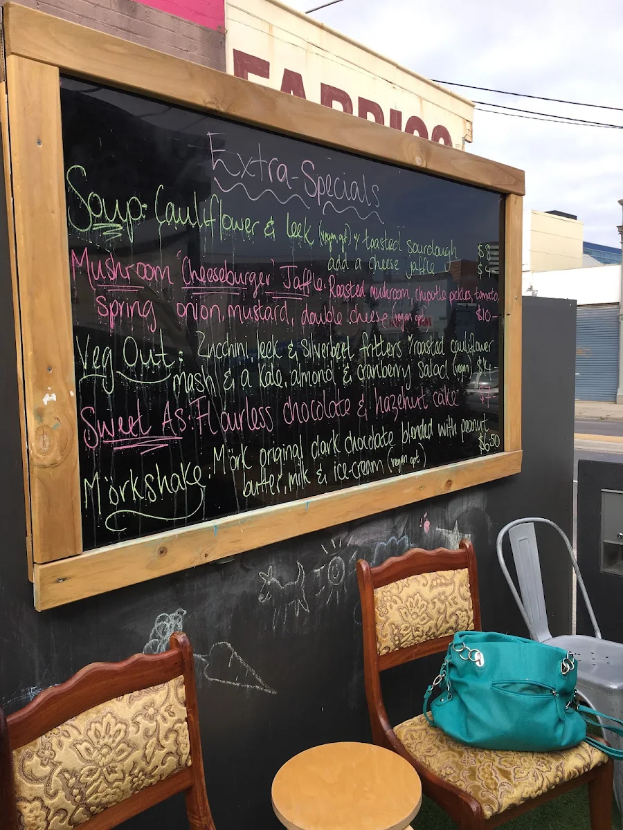 Menu, Moon Rabbit Cafe