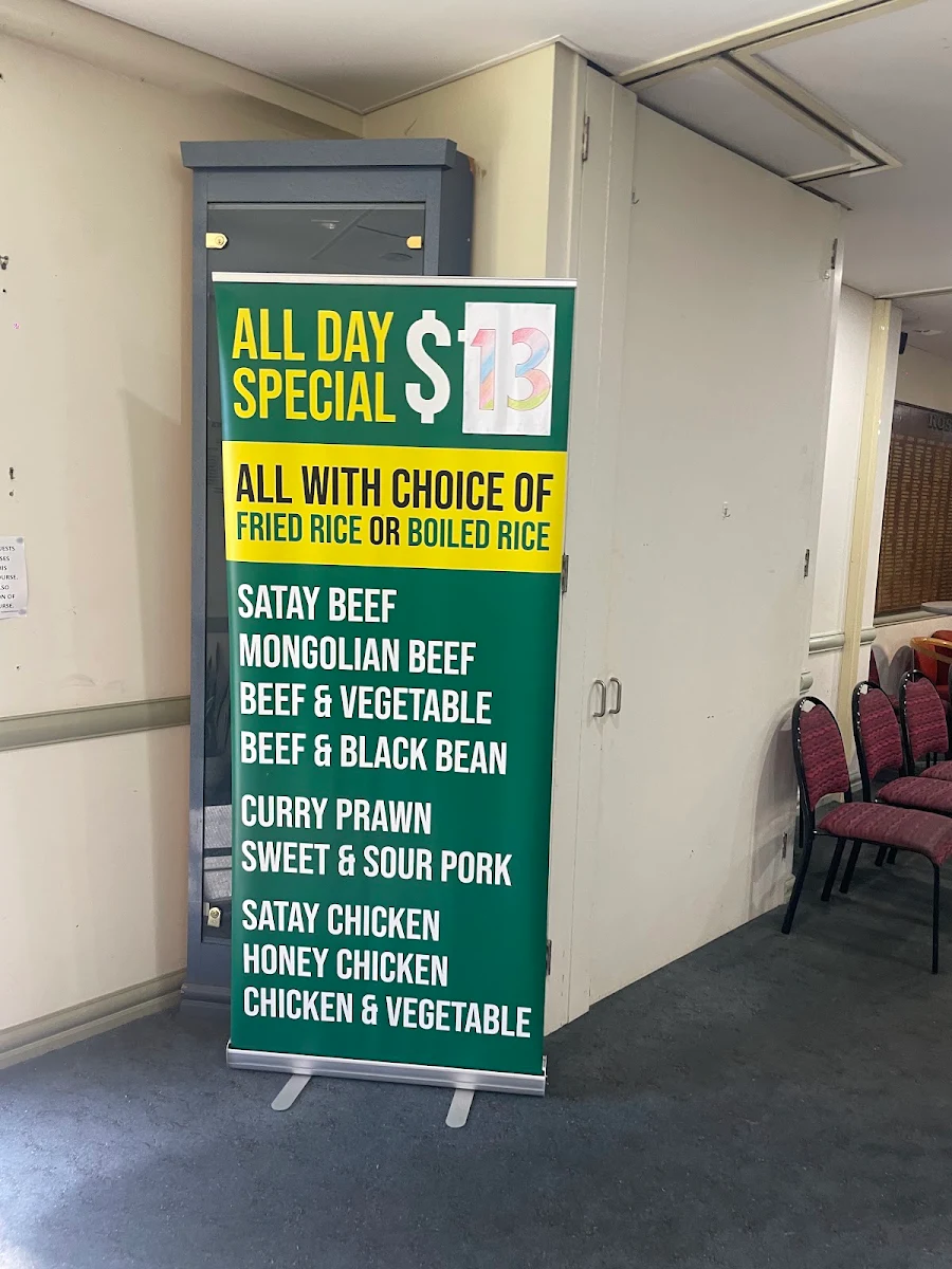Menu, Auburn Rosnay Golf Club Bistro