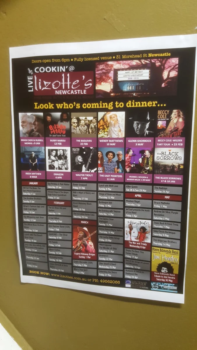 Menu, Flamingos Live