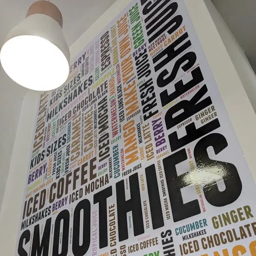 Menu, 96 Degrees