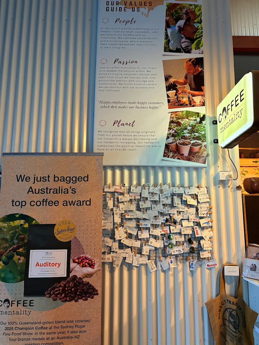 Menu, Coffee Mentality Roastery - Woolloongabba