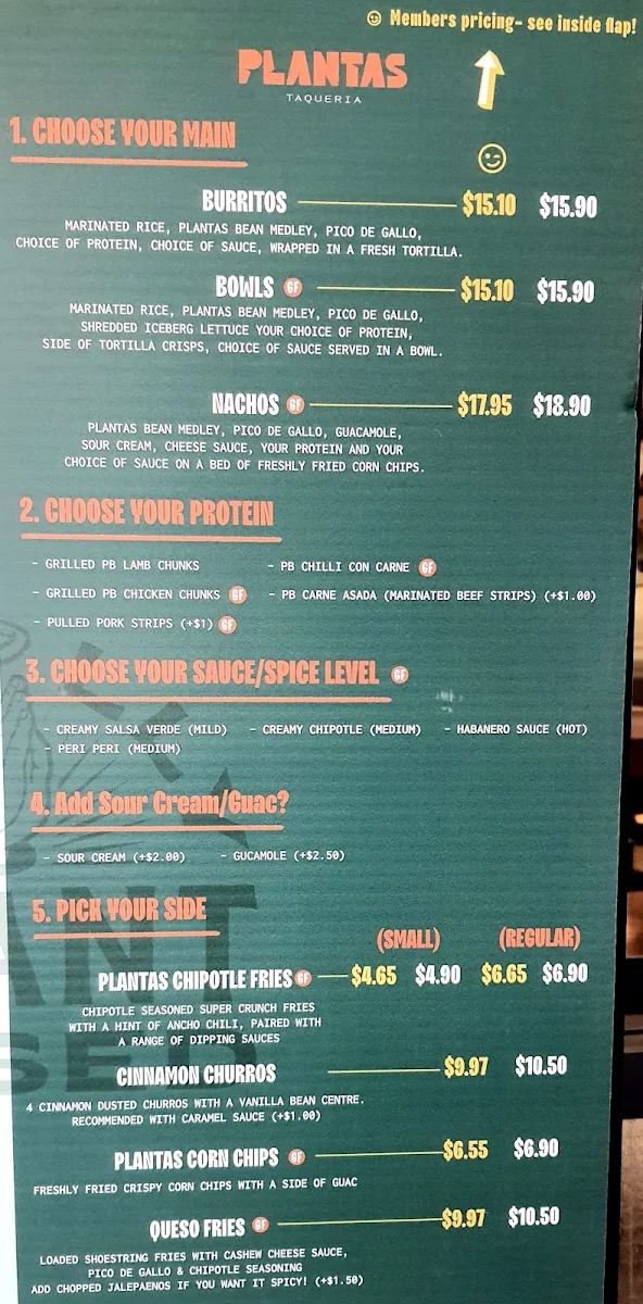 Menu, Soul Burger - Glebe