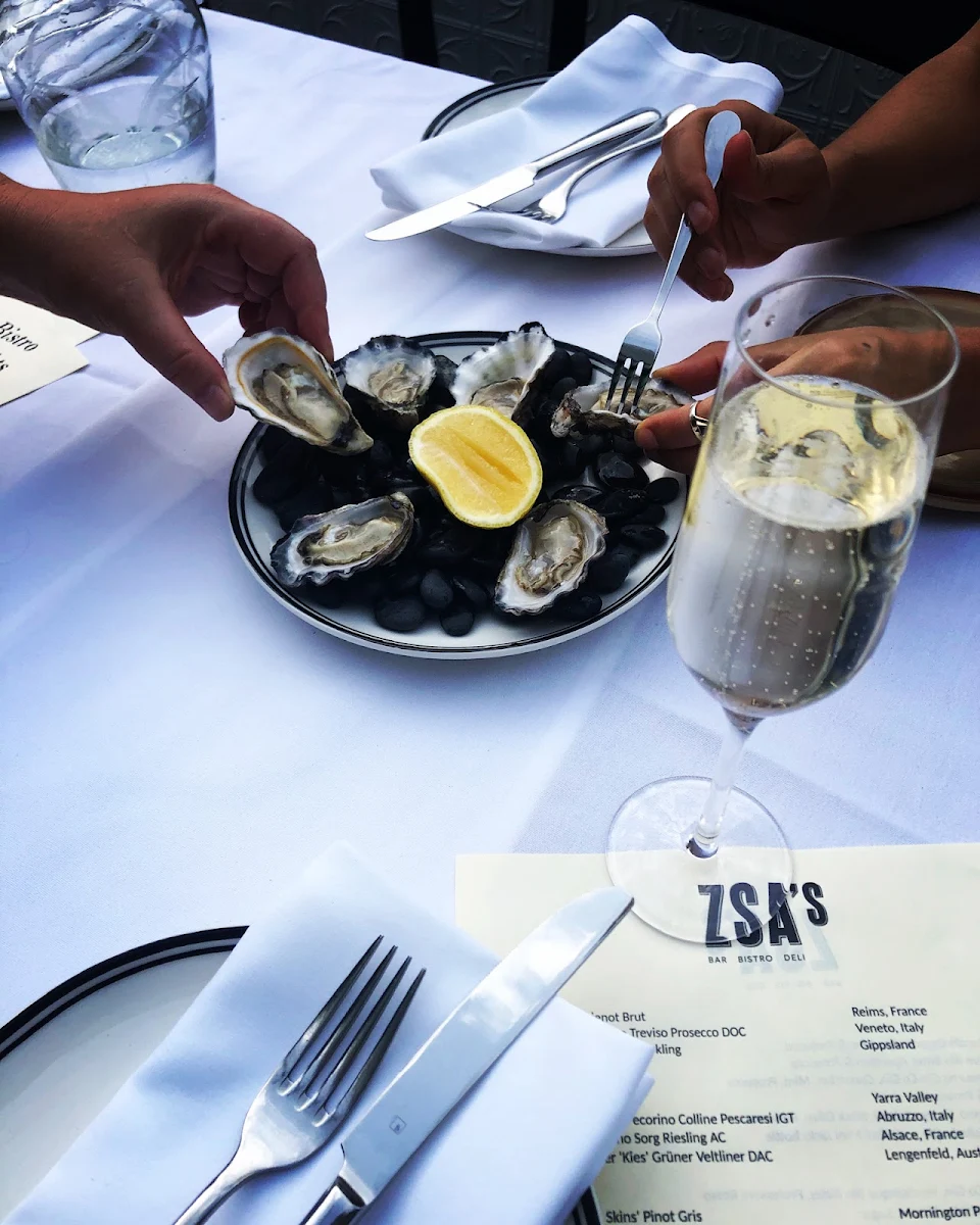 Menu, Zsa’s Bar & Bistroteca