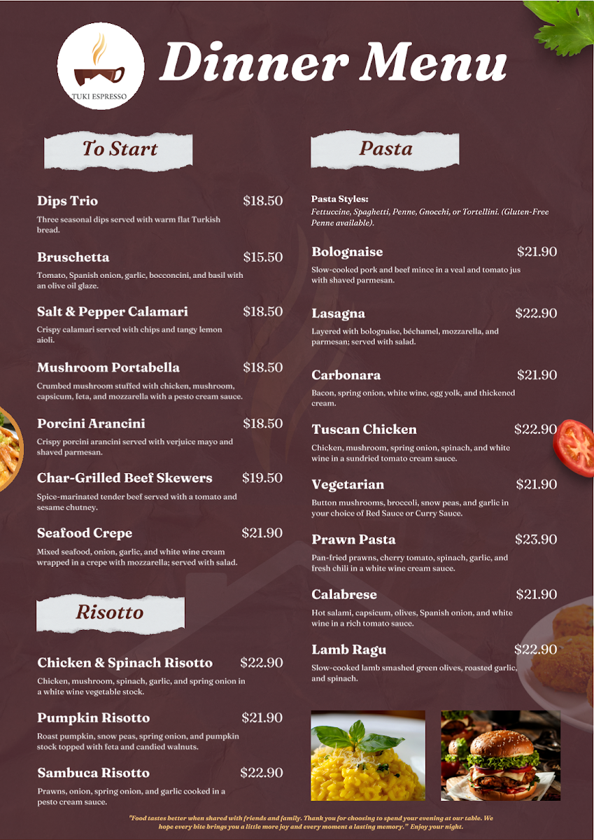 Menu photo 1
