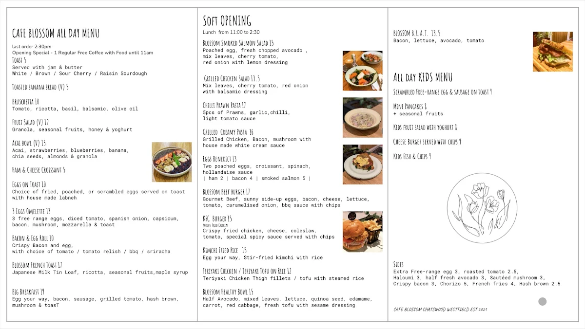 Menu, CEMO