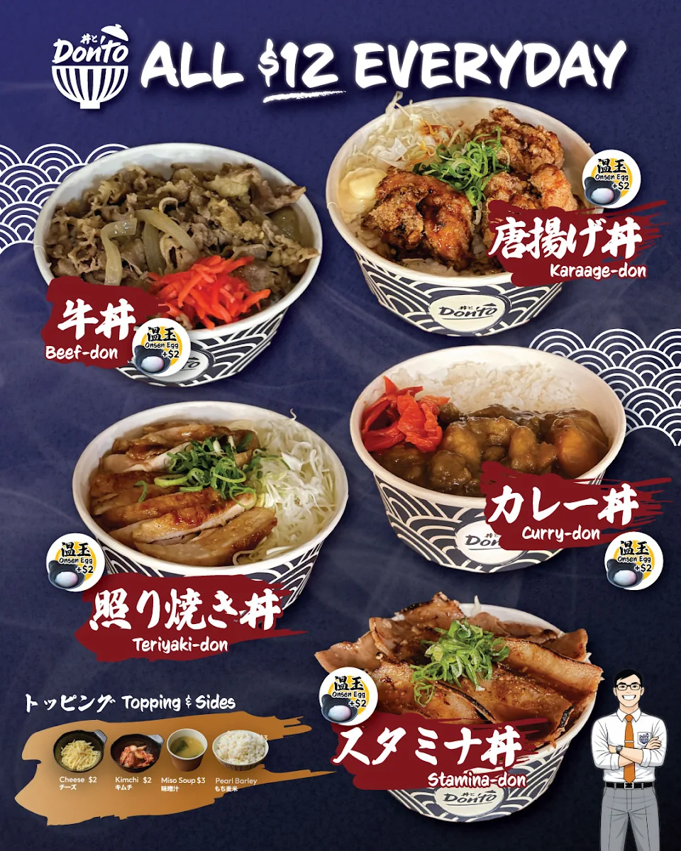 Menu, Don'To