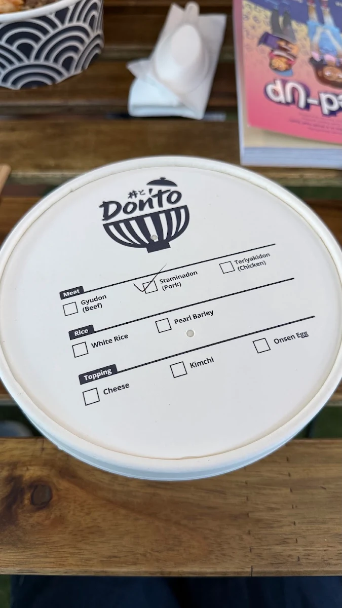 Menu, Don'To