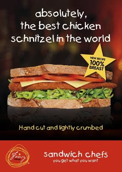 Menu, Sandwich Chefs - Dandenong