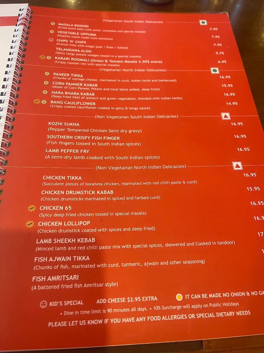 Menu, Sankalp Aspley Restaurant