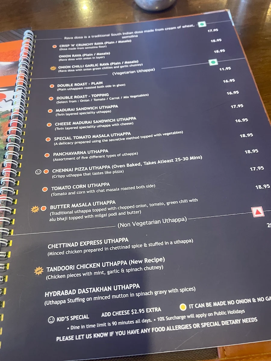 Menu, Sankalp Aspley Restaurant