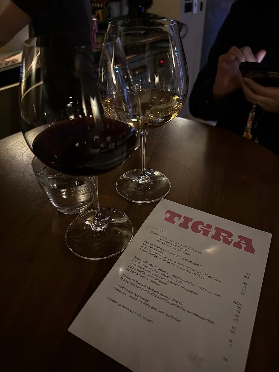 Menu, Tigra