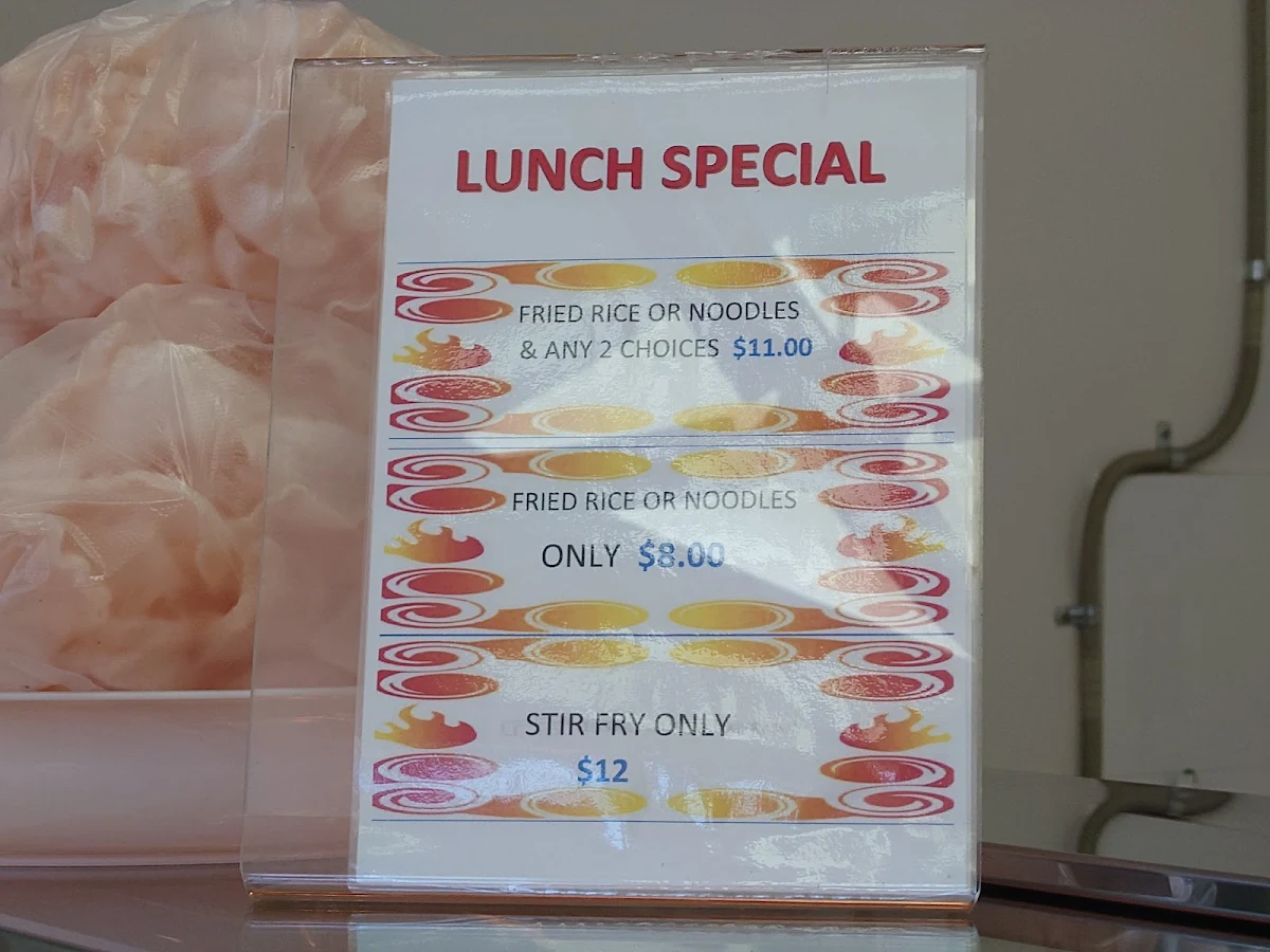 Menu, Royal Park Bakery & Takeaway