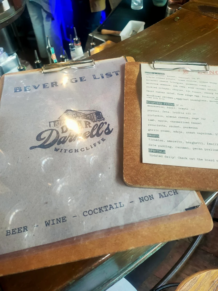 Menu, Dear Darnell's